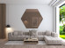 Custom Regular Hexagon Mirror Cut to Size