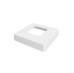 MADRID Square 22mm High Domical Cover for Base Plate Spigot