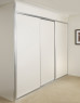 Fully Framed Sliding Wardrobe Doors Vinyl Finish