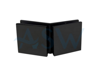 Glass to Glass 135 Degree Bracket Mechanical Fixing