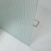 Frameless Shower Screen Fluted Glass Fixed Free Standing Panel 2000H pre-drilled holes