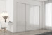 Frameless Sliding Wardrobe Doors Super White Glass