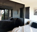 Fully Framed Sliding Wardrobe Doors Black Glass Finish