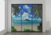 Slim Line Framed Sliding Wardrobe Doors Custom Print Glass