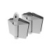 125 POLARIS Premium Glass to Glass Hinge set Soft Close